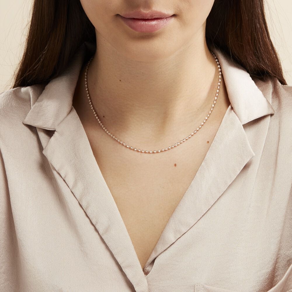 Collier Abie Torsade Argent Bicolore - Chaines Femme | Marc Orian