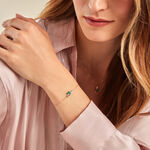 Bracelet Angie Or Jaune Emeraude Diamant - Bracelets cha&icirc;nes Femme | Marc Orian