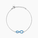 Bracelet Amita Argent Blanc Oxyde De Zirconium - Bracelets fantaisie Femme | Marc Orian