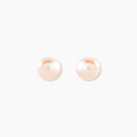 Boucles D'oreilles Puces Ursulina Or Jaune Perle De Culture - Boucles d'oreilles mariage Femme | Marc Orian