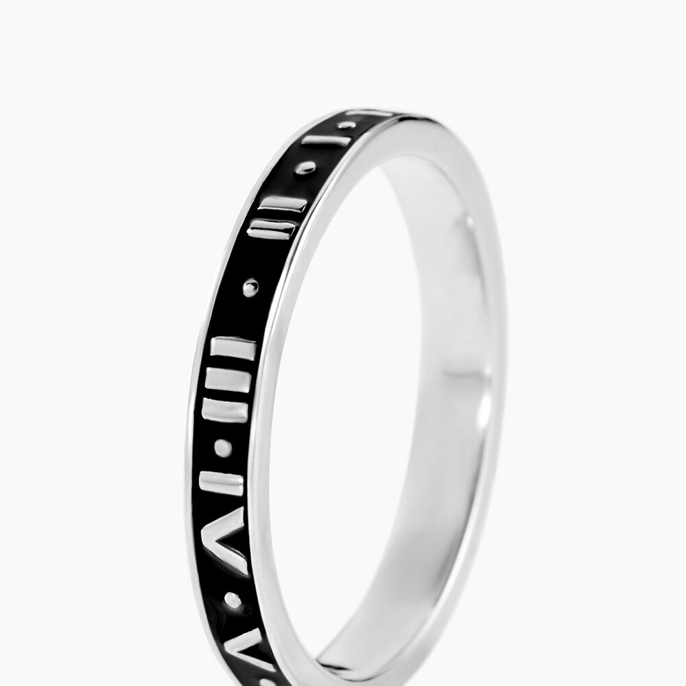 Bague Ilyan Argent Blanc - Bagues Homme | Marc Orian