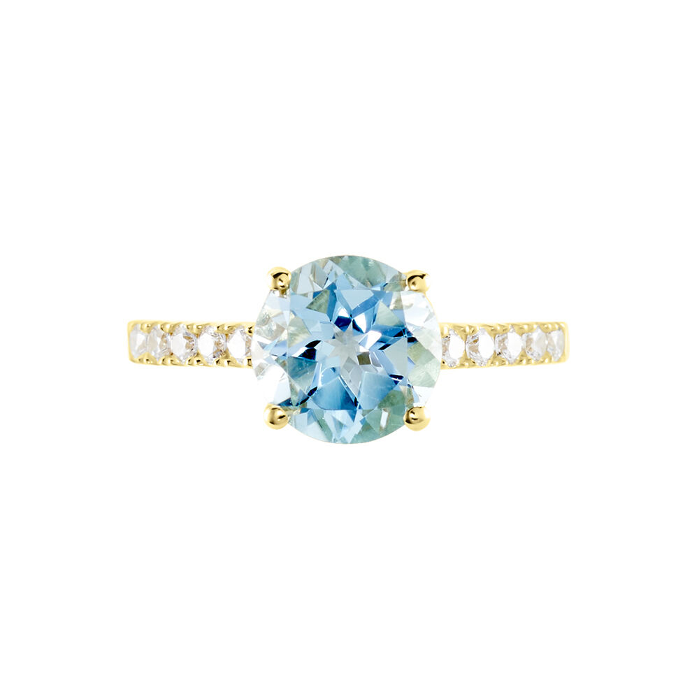 Bague Or Jaune Terese Topaze - Bagues pierres fines Femme | Marc Orian