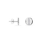 Boucles D'oreilles Puces Alexane Argent Blanc Oxyde De Zirconium - Puces Femme | Marc Orian