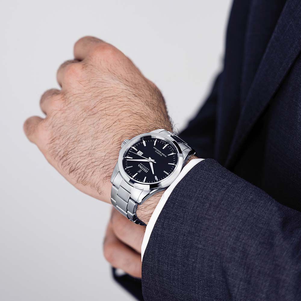 Montre Festina Swiss Made Noir - Montres classiques Homme | Marc Orian