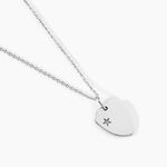 Pendentif Eulalio Argent Blanc - Bijoux fantaisie Homme | Marc Orian