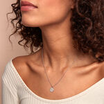 Collier Eternelle Argent Blanc - Colliers fantaisie Femme | Marc Orian