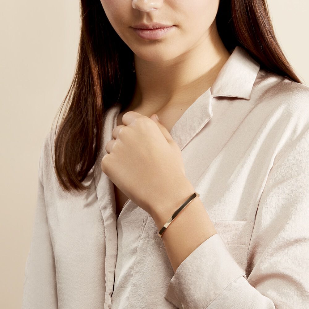 Bracelet Jonc Graca Plaqué Or Jaune - Bracelets joncs Femme | Marc Orian