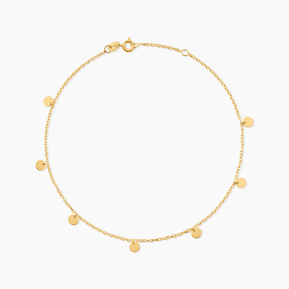 Cha&icirc;ne De Cheville Eleonora Argent Dor&eacute; A L'Or 750/1000 - Chaines de cheville Femme | Marc Orian