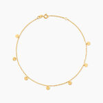 Cha&icirc;ne De Cheville Eleonora Argent Dor&eacute; A L'Or 750/1000 - Chaines de cheville Femme | Marc Orian