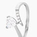 Bague Eva Or Blanc Oxyde De Zirconium - Solitaires Femme | Marc Orian