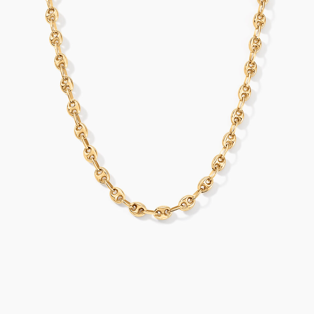 Collier Maille Dami Maille Grain De Cafe Or Jaune - Chaines Homme | Marc Orian