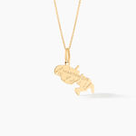 Pendentif Gaietana Martinique Or Jaune - Bijoux personnalis&eacute;s Famille | Marc Orian