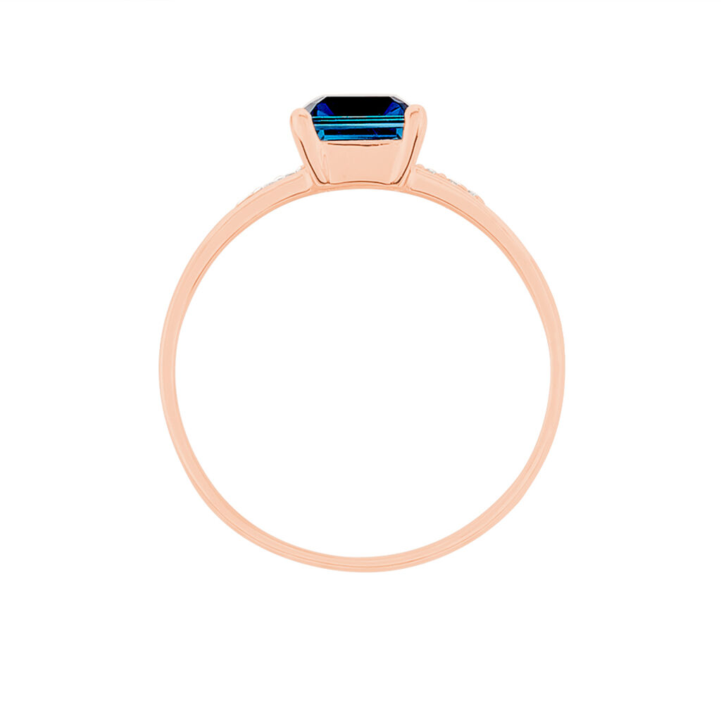 Bague Noee Or Rose Topaze Et Oxyde De Zirconium - Bagues Femme | Marc Orian