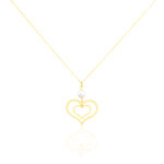 Collier Double Ajoure Or Jaune Perle De Culture - Colliers avec pierres Femme | Marc Orian