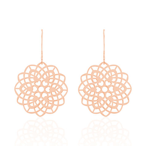 Boucles D'oreilles Pendantes Mina Argent Rose - Boucles d'oreilles Pendantes Femme | Marc Orian