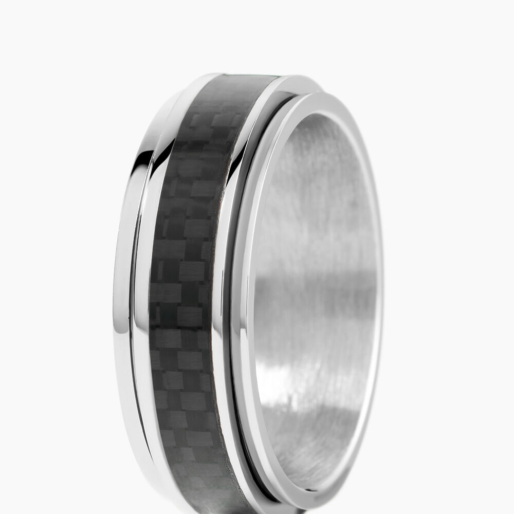 Bague Acier Bicolore - Bijoux fantaisie Homme | Marc Orian