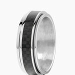 Bague Acier Bicolore - Bijoux fantaisie Homme | Marc Orian