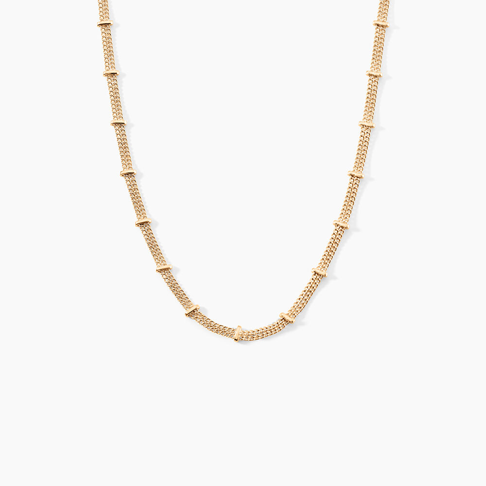 Collier Naria Plaqu&eacute; Or Jaune - Colliers multirangs Femme | Marc Orian
