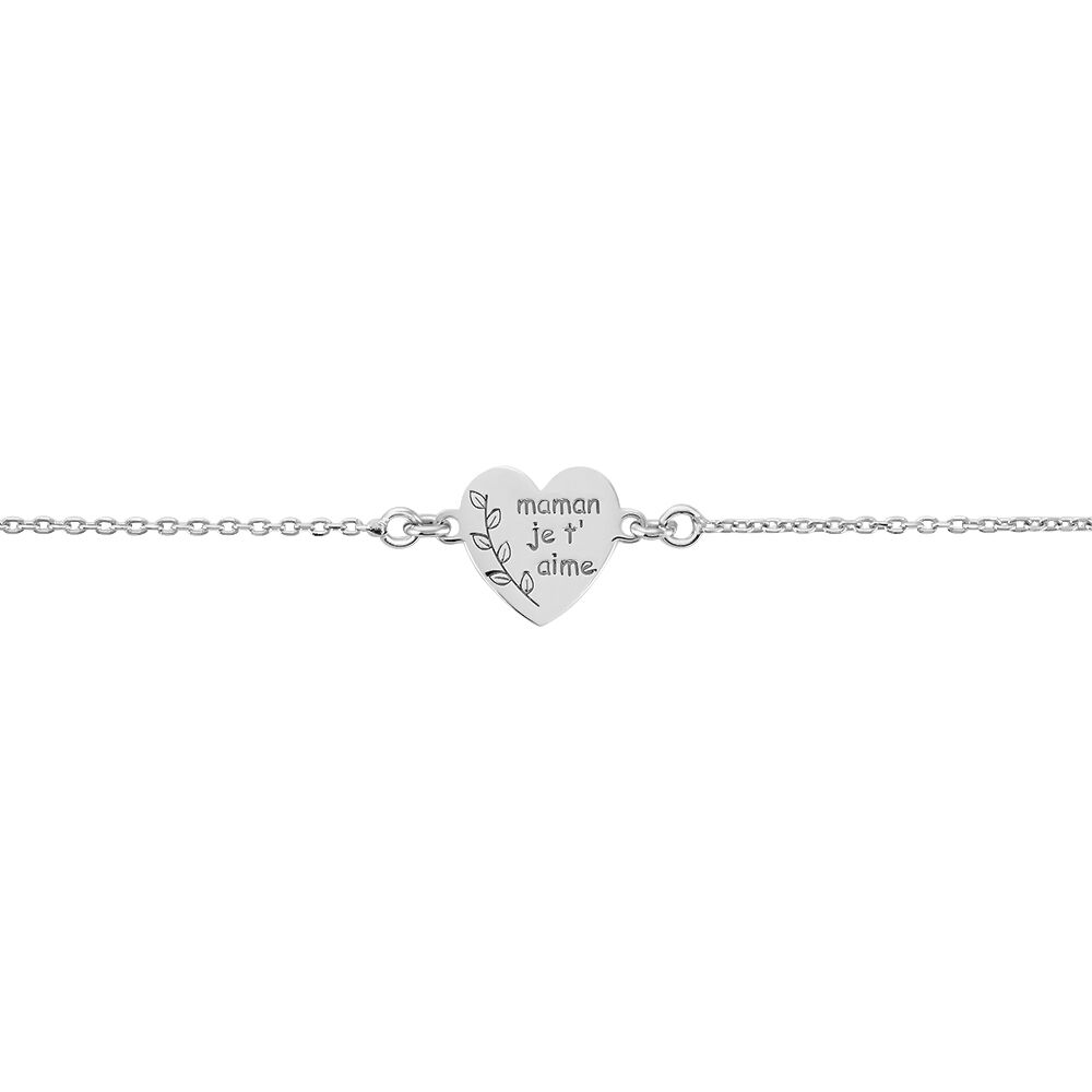 Bracelet Aemilia Argent Blanc - Bracelets chaînes Femme | Marc Orian