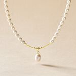 Collier Emma-lisa Or Jaune Perle De Culture - Colliers avec pierres Femme | Marc Orian