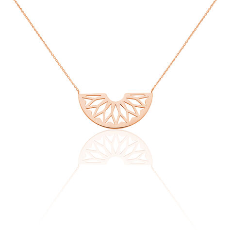 Collier Auxane Acier Rose - Colliers fantaisie Femme | Marc Orian