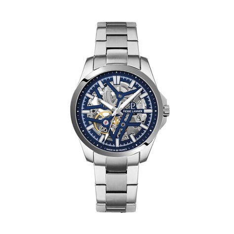 Montre Pierre Lannier Lannier Skeletom Bleu - Montres automatiques Homme | Marc Orian