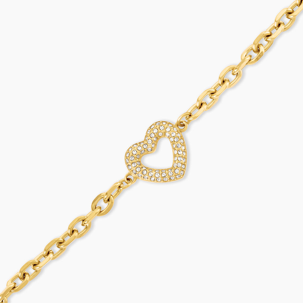 Bracelet Sydnee Acier Jaune Cristal - Bracelets cha&icirc;nes Femme | Marc Orian