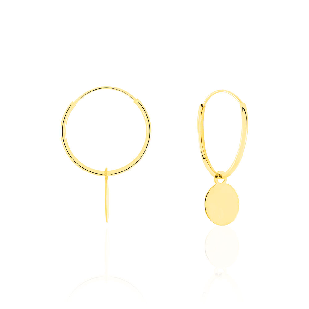 Cr&eacute;oles Belita Or Jaune - Boucles d'oreilles pampille Femme | Marc Orian