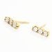Boucles D'oreilles Puces Youssa Barrettes Or Jaune Oxyde De Zirconium - Puces Femme | Marc Orian