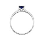 Bague Crista Or Blanc Saphir Et Diamant - Solitaires Femme | Marc Orian