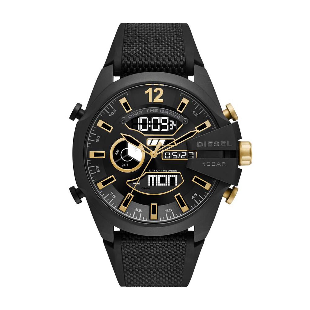 Montre Diesel Mega Chief Noir - Montres étanches Homme | Marc Orian