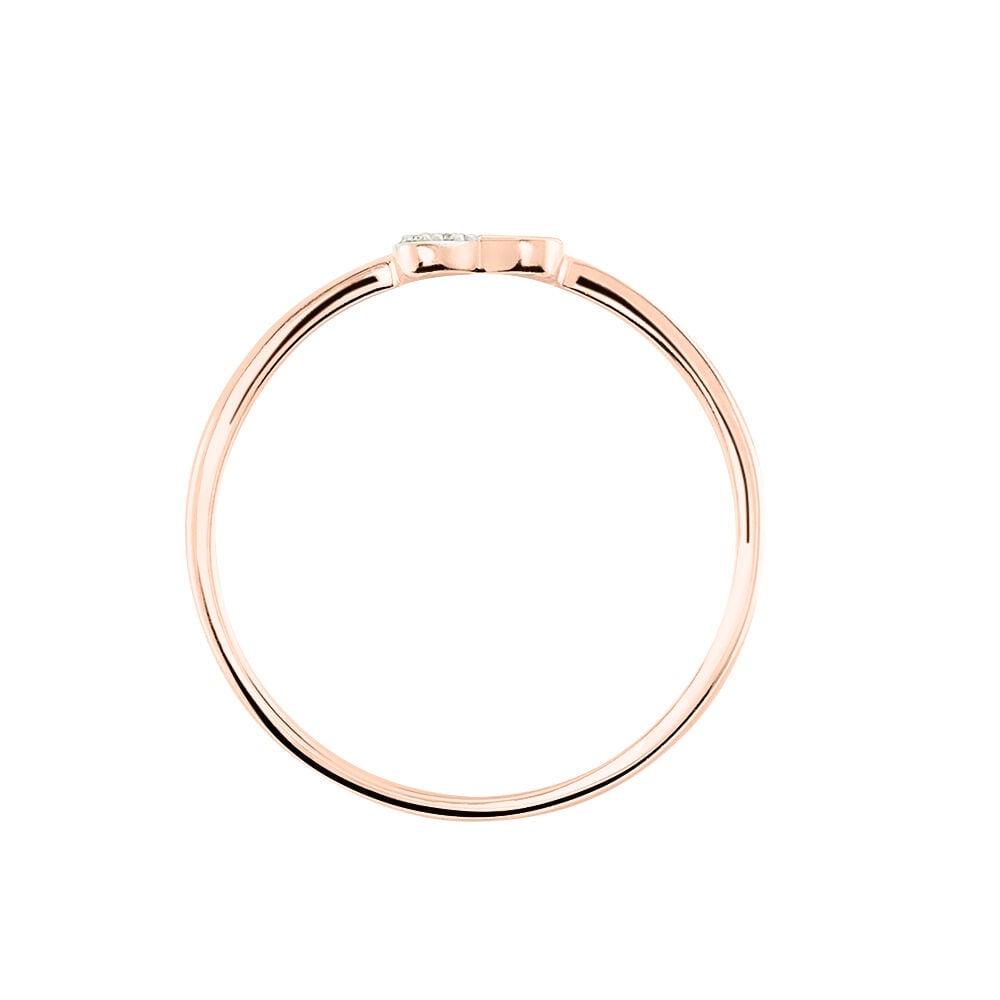 Bague Emilia Or Rose Diamant - Bagues pierres pr&eacute;cieuses Femme | Marc Orian