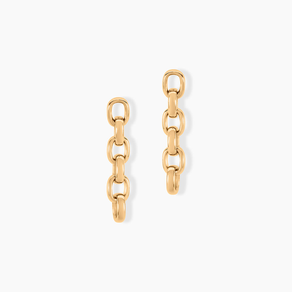 Boucles D'oreilles Pendantes Lilla Plaqu&eacute; Or Jaune - Pendantes Femme | Marc Orian