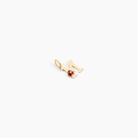 Pendentif Helidie Coccinelle Lettre Or Jaune - Pendentifs Enfant | Marc Orian