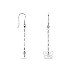 Boucles D'oreilles Pendantes Graziella Argent Blanc - Pendantes Femme | Marc Orian