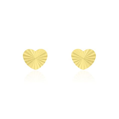Boucles D'oreilles Puces Or Jaune Pat - Puces Femme | Marc Orian