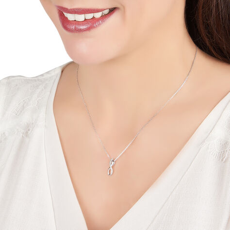 Collier Osanna Or Blanc Diamants - Colliers Femme | Marc Orian