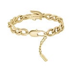 Bracelet Lacoste Crocodile Acier Jaune - Bracelets cha&icirc;nes Famille | Marc Orian