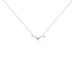 Collier Bartoumieu Argent Blanc Oxyde De Zirconium - Colliers avec pierres Femme | Marc Orian