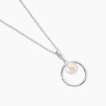 Collier Ivana Argent Blanc Perle De Culture - Colliers avec pierres Femme | Marc Orian