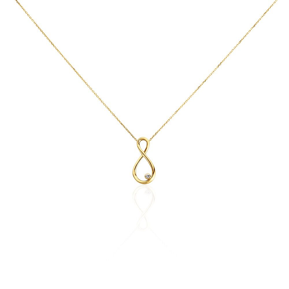 Collier Illes Or Jaune Diamant - Colliers avec pierres Femme | Marc Orian