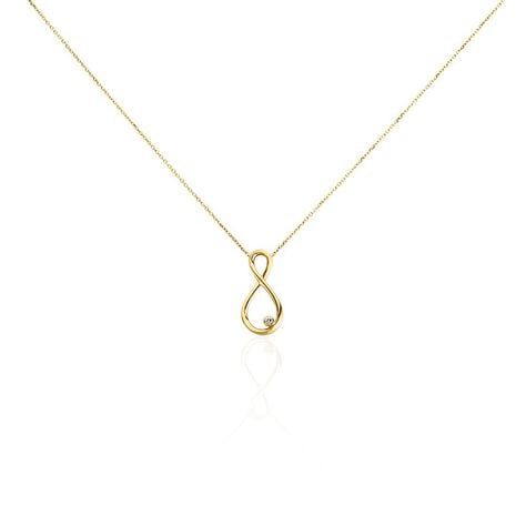 Collier Illes Or Jaune Diamant - Colliers avec pierres Femme | Marc Orian