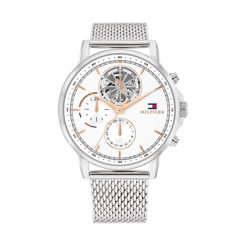 Montre Tommy Hilfiger Stewart Blanc - Fête des pères Homme | Marc Orian