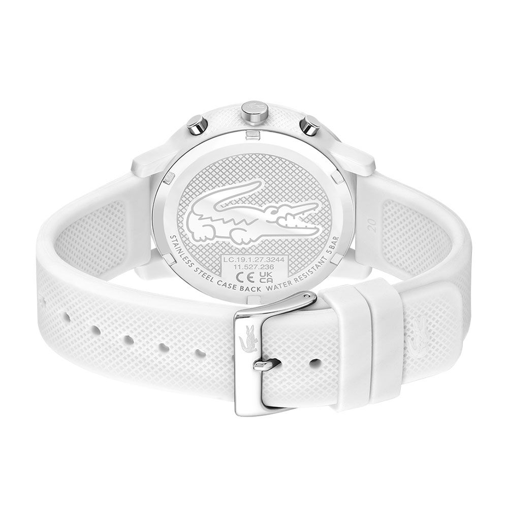 Montre Lacoste .12.12 Chrono Blanc - Montres étanches Homme | Marc Orian