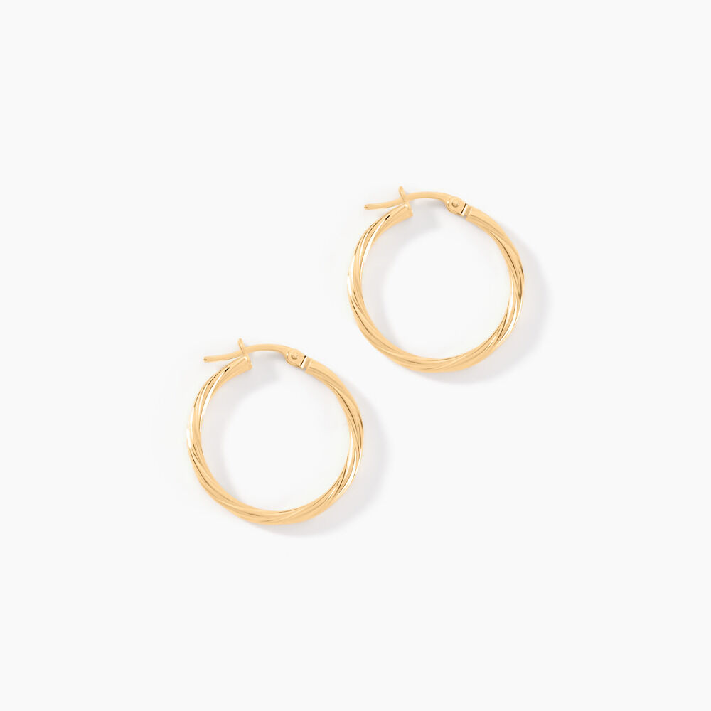 Créoles Youri Or Jaune - Créoles Femme | Marc Orian