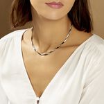 Collier Ehud Argent Bicolore - Colliers fantaisie Femme | Marc Orian