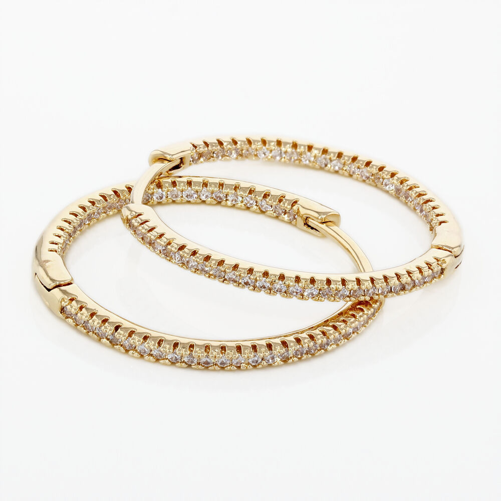 Cr&eacute;oles Karolina Rondes Plaqu&eacute; Or Jaune Oxyde De Zirconium - Cr&eacute;oles Femme | Marc Orian