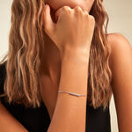 Bracelet Rio Tennis Argent Blanc Oxyde De Zirconium - Bracelets fantaisie Femme | Marc Orian