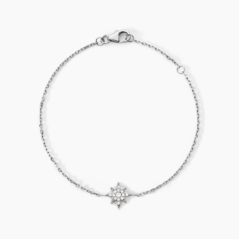 Bracelet Layana Argent Blanc Oxyde De Zirconium - Bracelets fantaisie Femme | Marc Orian
