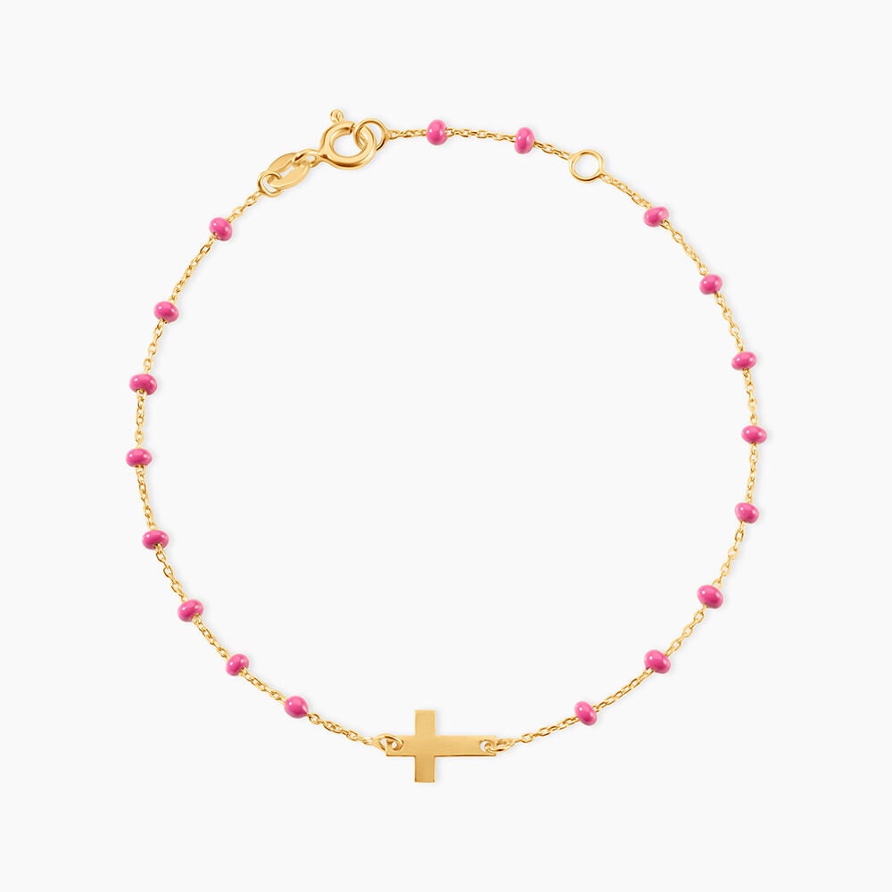 Bracelet Krystle Argent Dor&eacute; A L'Or 750/1000 - Bracelets cha&icirc;nes Femme | Marc Orian